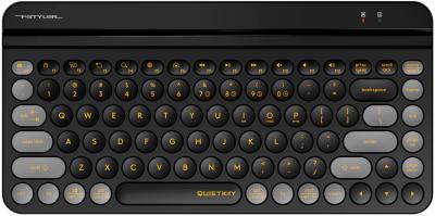 Клавиатура A4Tech Fstyler FBK30 черный/серый USB беспроводная BT/Radio slim Multimedia (FBK30 BLACKCURRANT) — фото 1