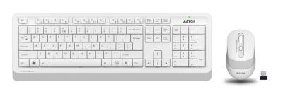 Клавиатура + мышь A4 Fstyler FG1010 клав:белый/серый мышь:белый/серый USB беспроводная Multimedia — фото 7