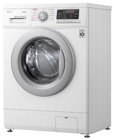 Стиральная машина фронтальная LG F1296HDS1 белый/серебро (пар) 7 кг — фото 3
