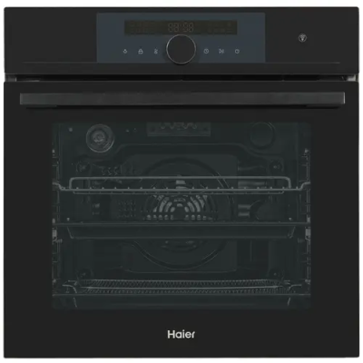 Духовой шкаф электрический HAIER HOX-FP5RAGB черный (диспл, телескоп)