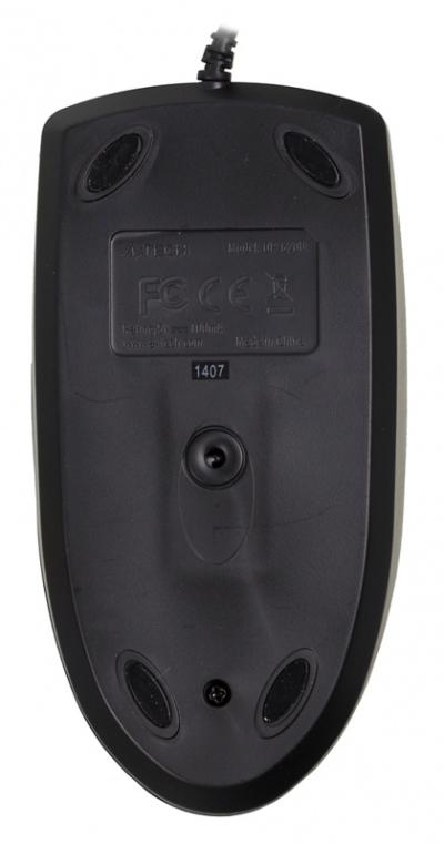 Мышь A4 OP-620D черный оптическая (800dpi) USB — фото 2