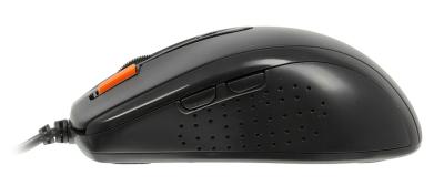 Мышь A4 V-Track Padless N-70FX черный оптическая (1600dpi) USB для ноутбука — фото 3