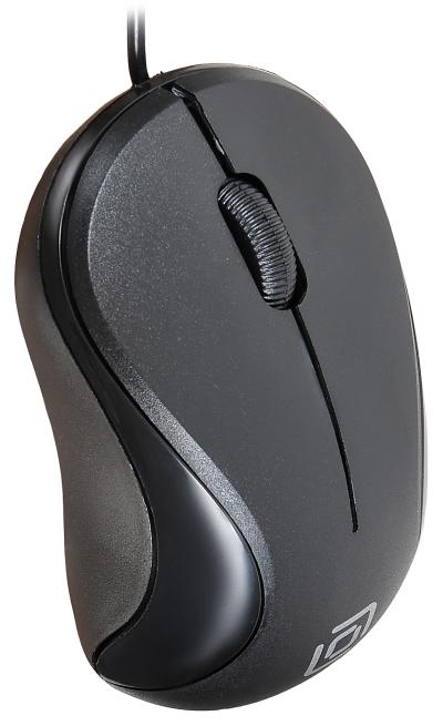 Мышь OKLICK 115S черный оптическая (800dpi) USB для ноутбука — фото 4