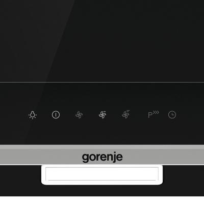Вытяжка каминная наклонная GORENJE WHI649X21P черный — фото 5