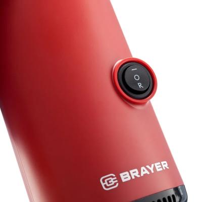 Соковыжималка шнековая BRAYER BR1706 черный/красный (130 w) — фото 3