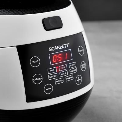 Мультиварка SCARLETT SC-MC410S26 белый/черный — фото 3