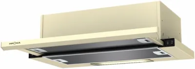 Вытяжка встраиваемо-выдвижная KRONA KAMILLA Slim 600 ivory (1 мотор)