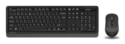 Клавиатура + мышь A4 Fstyler FG1010 клав:черный/серый мышь:черный/серый USB беспроводная Multimedia — фото 1