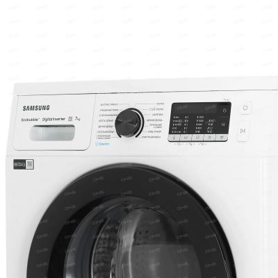 Стиральная машина фронтальная SAMSUNG WW70AG5S21CELP белый/черный (7кг, пар, EcoBubble) — фото 2