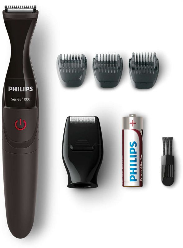 Триммер для бороды и усов PHILIPS MG1100/16 черный (насадок в компл:3шт) — фото 5
