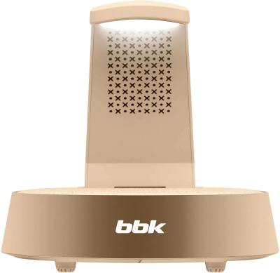 Портативная акустика BBK BTA1110 (GD) с БЗУ золотой — фото 3