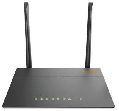 Wi-Fi роутер D-Link DIR-615/GFRU (DIR-615/GFRU/R2A) N300 1000BASE-X SFP черный — фото 1