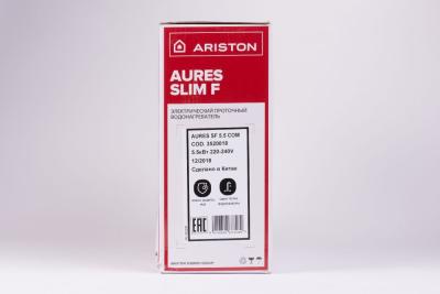 Водонагреватель проточный ARISTON Aures SF 5.5 COM (кран+душ) белый — фото 11