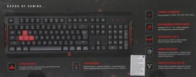 Клавиатура A4 Bloody Q100 черный USB Multimedia for gamer — фото 12