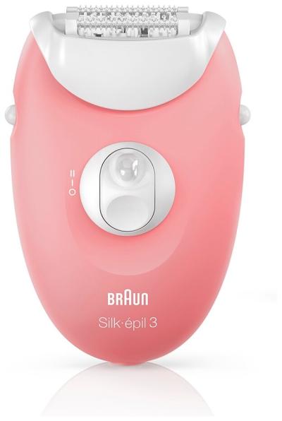 Эпилятор BRAUN SE 3-430 розовый/белый — фото 1