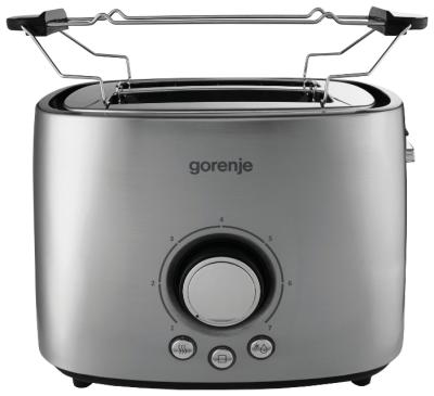 Тостер GORENJE T1000E серебристый/черный — фото 1