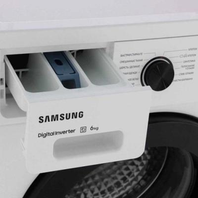 Стиральная машина фронтальная SAMSUNG WW60AG4S00CELD белый/черный (6кг, 1000об, инвертор) — фото 4