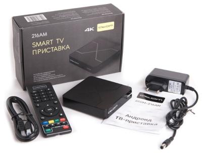 Медиаплеер ATOM-216AM (Android TV Box), Amlogic S905W, 2/16Gb, Bluetooth — фото 7