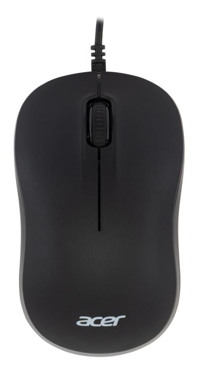 Мышь ACER OMW140 черный оптическая (1200dpi) USB (3but) (ZL.MCEEE.00L) — фото 1