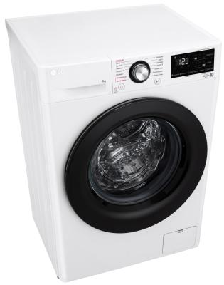 Стиральная машина фронтальная LG F2V3PS6W белый/черный (8кг, пар, дозагрузка, AIDD) — фото 3