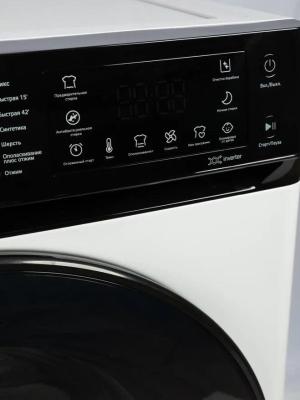 Стиральная машина фронтальная SMILE SWMST10W1400 белый/черный (пар, инвертор) — фото 6