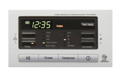 Стиральная машина фронтальная LG F1296TD4 серебро/хром — фото 6