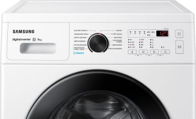 Стиральная машина фронтальная SAMSUNG WW60AG4S00CELP белый/черный (6кг, пар) — фото 9