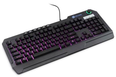 Клавиатура OKLICK 715G черный USB Multimedia for gamer LED (1680657) — фото 10