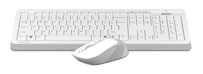 Клавиатура + мышь A4 Fstyler FG1010 клав:белый/серый мышь:белый/серый USB беспроводная Multimedia — фото 15
