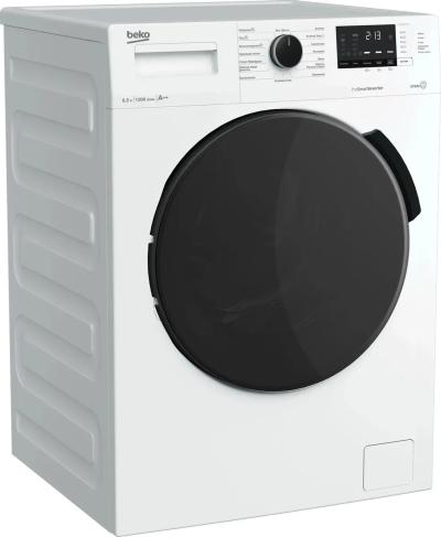Стиральная машина фронтальная BEKO WSPE6H612W белый/черный (пар, инвертор) — фото 2