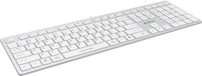 Клавиатура A4Tech Fstyler FX50 белый USB slim Multimedia (FX50 WHITE) — фото 11