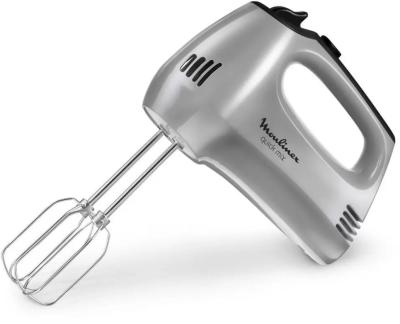 Миксер ручной MOULINEX HM310E10 белый /серебристый  [300w/ 5скоростей]