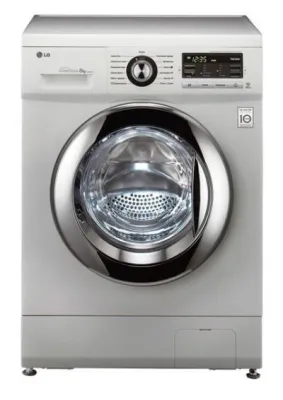 Стиральная машина фронтальная LG F1296TD4 серебро/хром