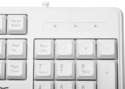 Клавиатура ACER OKW301 белый USB (ZL.KBDCC.01B) — фото 3