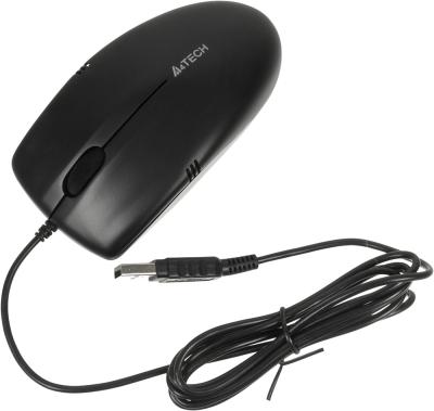 Мышь A4 V-Track Padless OP-530NU черный оптическая (1000dpi) USB — фото 2