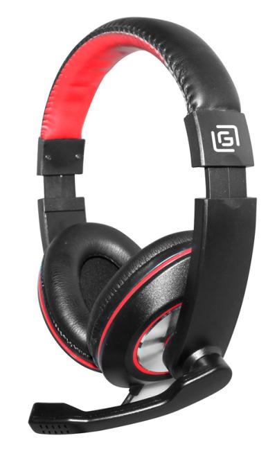 Наушники с микрофоном OKLICK HS-L390G DRAGON черный/красный 1.8м мониторные оголовье (JD-728S) — фото 1