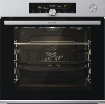 Духовой шкаф электрический GORENJE BPSA6747A08X нерж/черн (сенс.диспл, телескоп, пар, термощуп) — фото 1