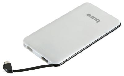 Мобильный аккумулятор BURO RCL-5000-BB Li-Pol 5000mAh 1A серый/черный 1xUSB — фото 6