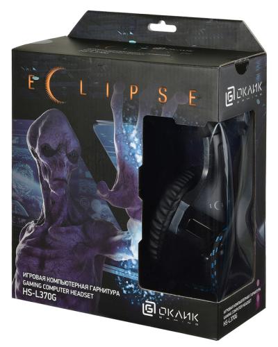 Наушники с микрофоном OKLICK HS-L370G ECLIPSE черный 1.9м мониторы — фото 10