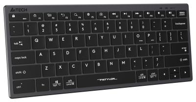 Клавиатура A4Tech Fstyler FX51 серый USB slim Multimedia (FX51 GREY) — фото 15