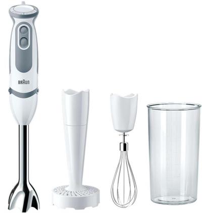Блендер погружной BRAUN MQ5207WH белый/серый — фото 1