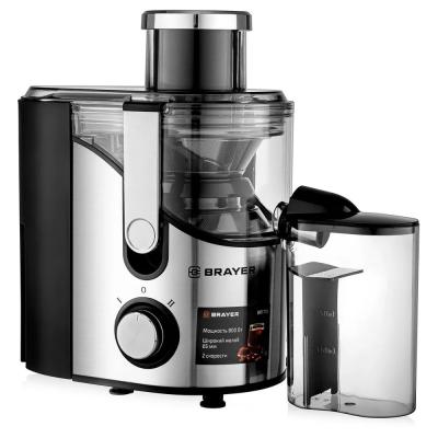 Соковыжималка центробежная BRAYER BR1710 серебристый [800 w] — фото 3