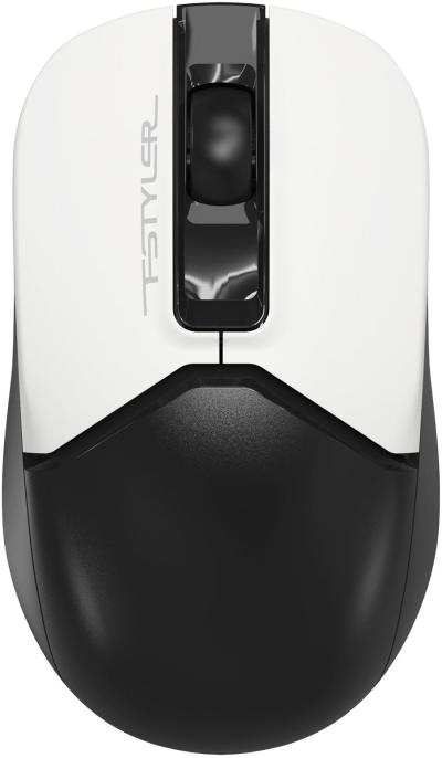Мышь A4Tech Fstyler FG12 Panda белый/черный оптическая (1200dpi) беспроводная USB (3but) — фото 4