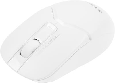 Мышь A4Tech Fstyler FB12 белый оптическая (1200dpi) беспроводная BT/Radio USB (3but) (FB12 WHITE) — фото 8