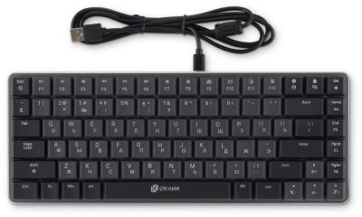 Клавиатура OKLICK K615X механическая черный/серебристый USB Multimedia LED (1934413) — фото 6