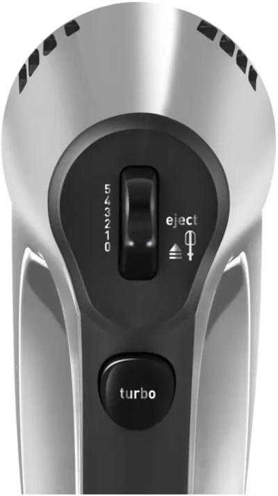 Миксер ручной MOULINEX HM310E10 белый /серебристый  [300w/ 5скоростей] — фото 4