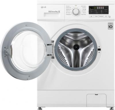 Стиральная машина фронтальная LG F10B8LD7 белый/серебро 5кг — фото 9