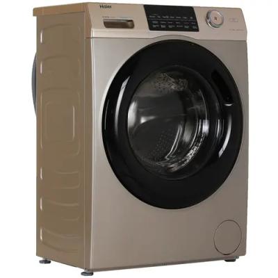 Стиральная машина фронтальная HAIER HW70-BP12959G золотой/черный (пар, инвертор) — фото 2