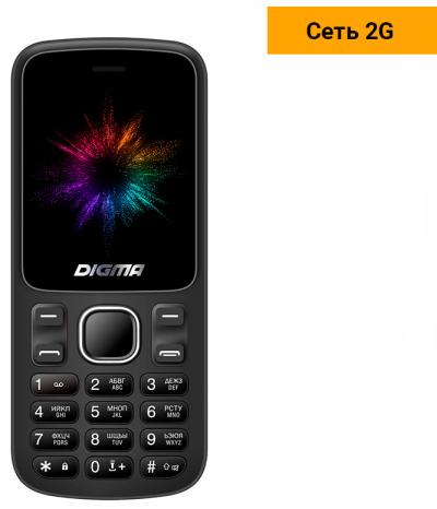 Телефон Digma A172 Linx 32Mb черный моноблок — фото 15