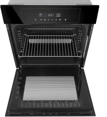 Духовой шкаф электрический MAUNFELD AEOD60103B2 чёрный стекло — фото 2